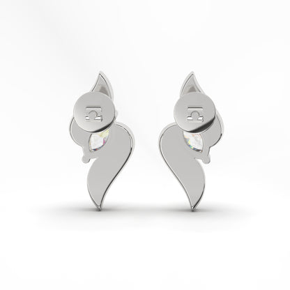 Maeve Alluring Diamonds Studs in 14K White Gold