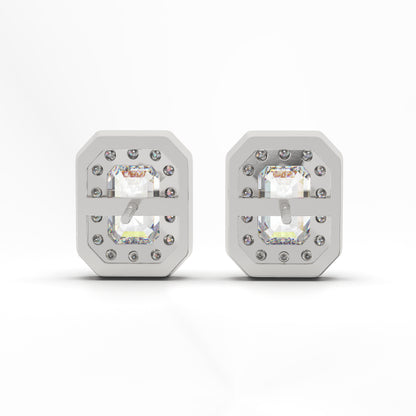 Julia Lovely Diamonds Studs in 14K White Gold