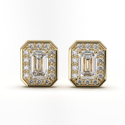 Julia Lovely Diamonds Studs in 14K White Gold