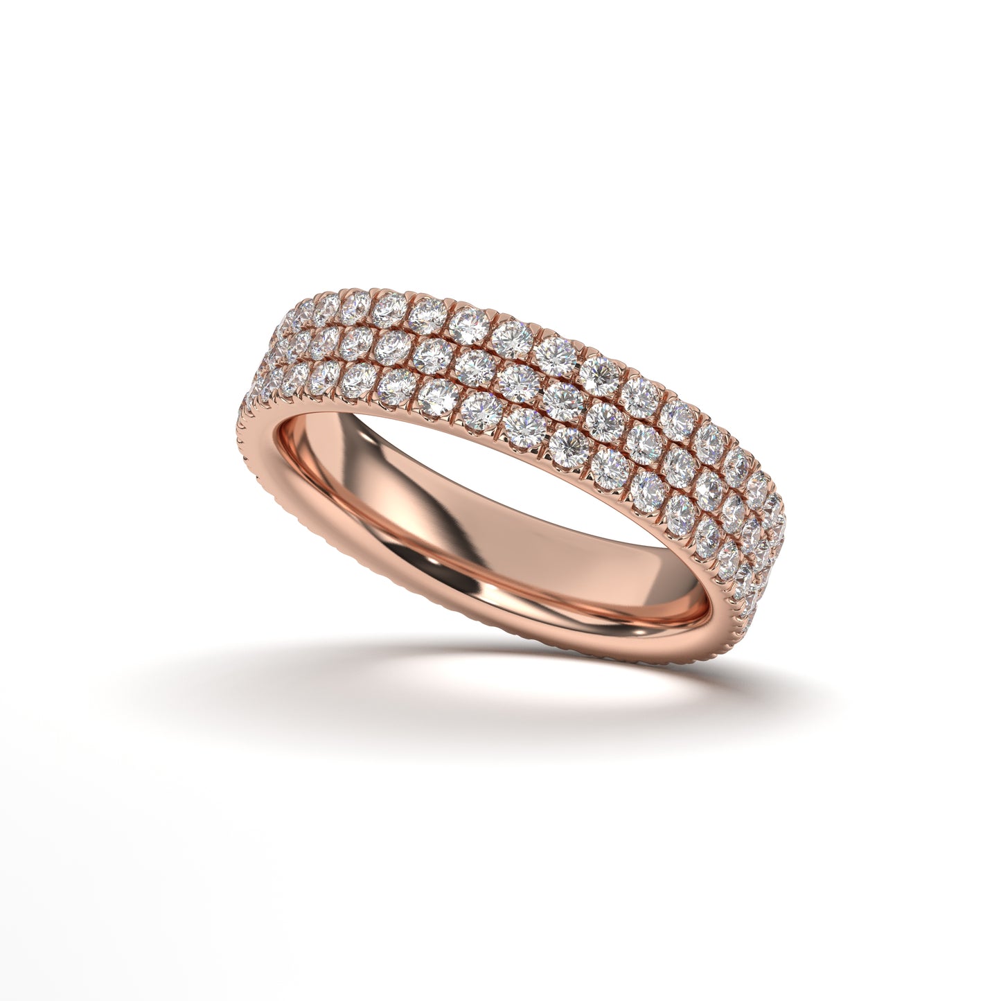 Micro Pave Eternity Ring