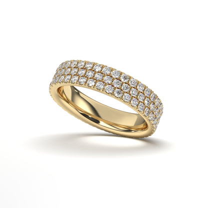 Micro Pave Eternity Ring