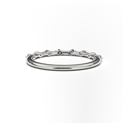 Avery Petite Prong set Diamonds Band