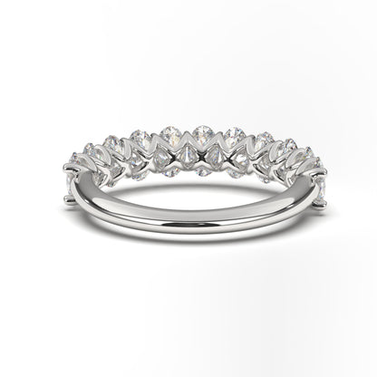 Lily Oval shape Lab Grown Diamond Band