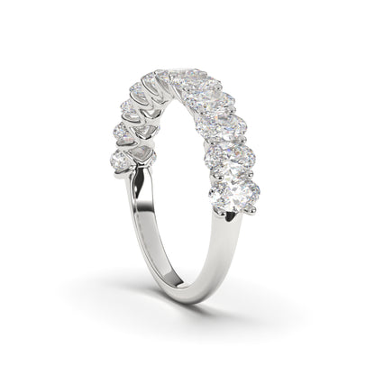 Lily Oval shape Lab Grown Diamond Band