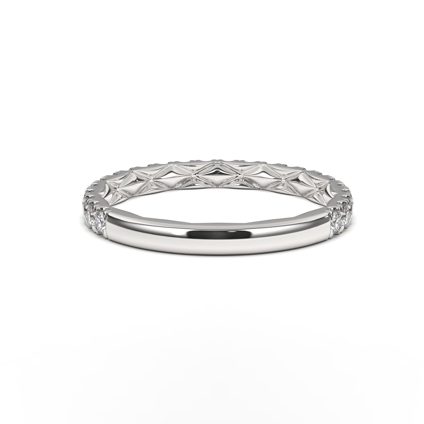 Ellie Sparkle Lab Grown Diamond Straight Band