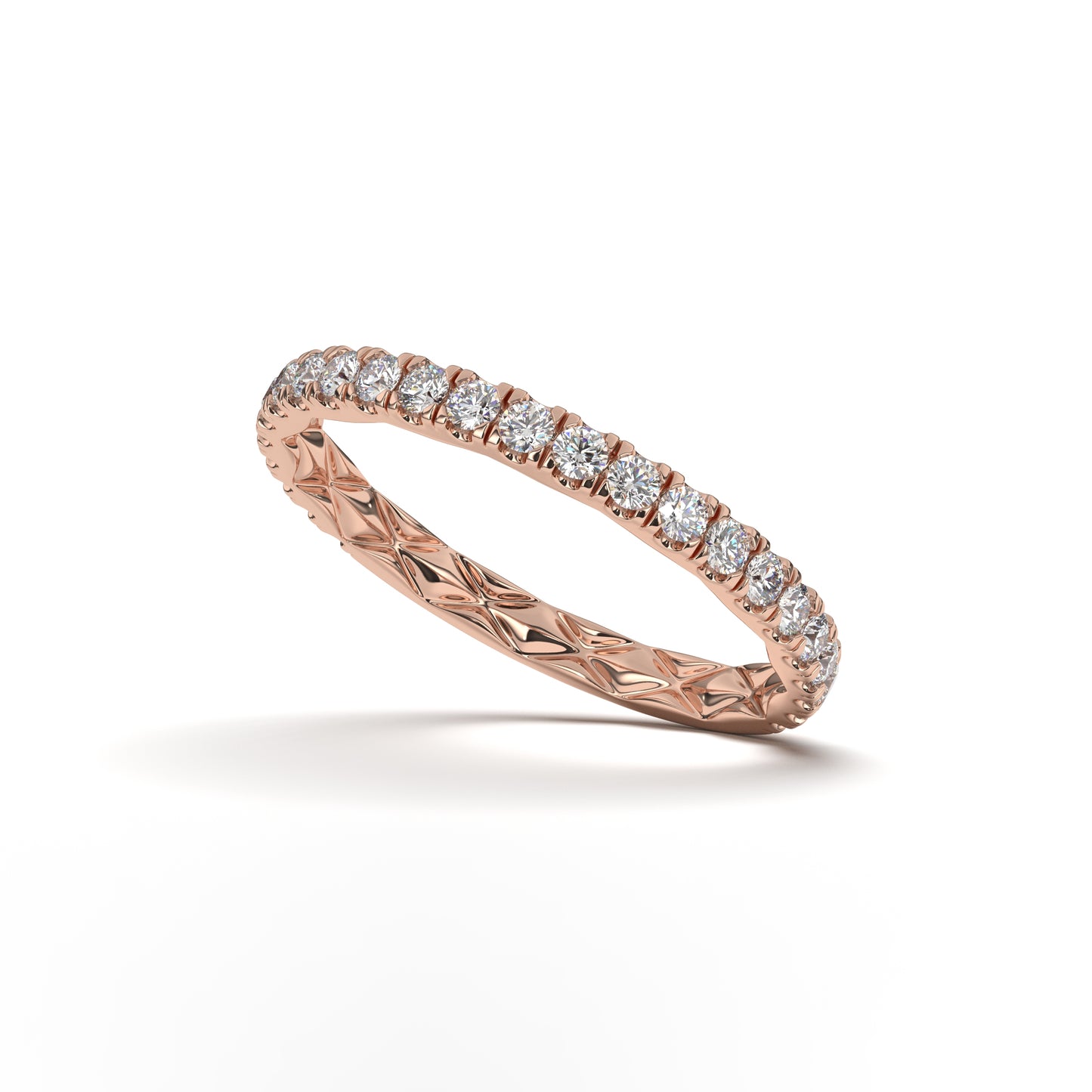 Ellie Sparkle Lab Grown Diamond Straight Band