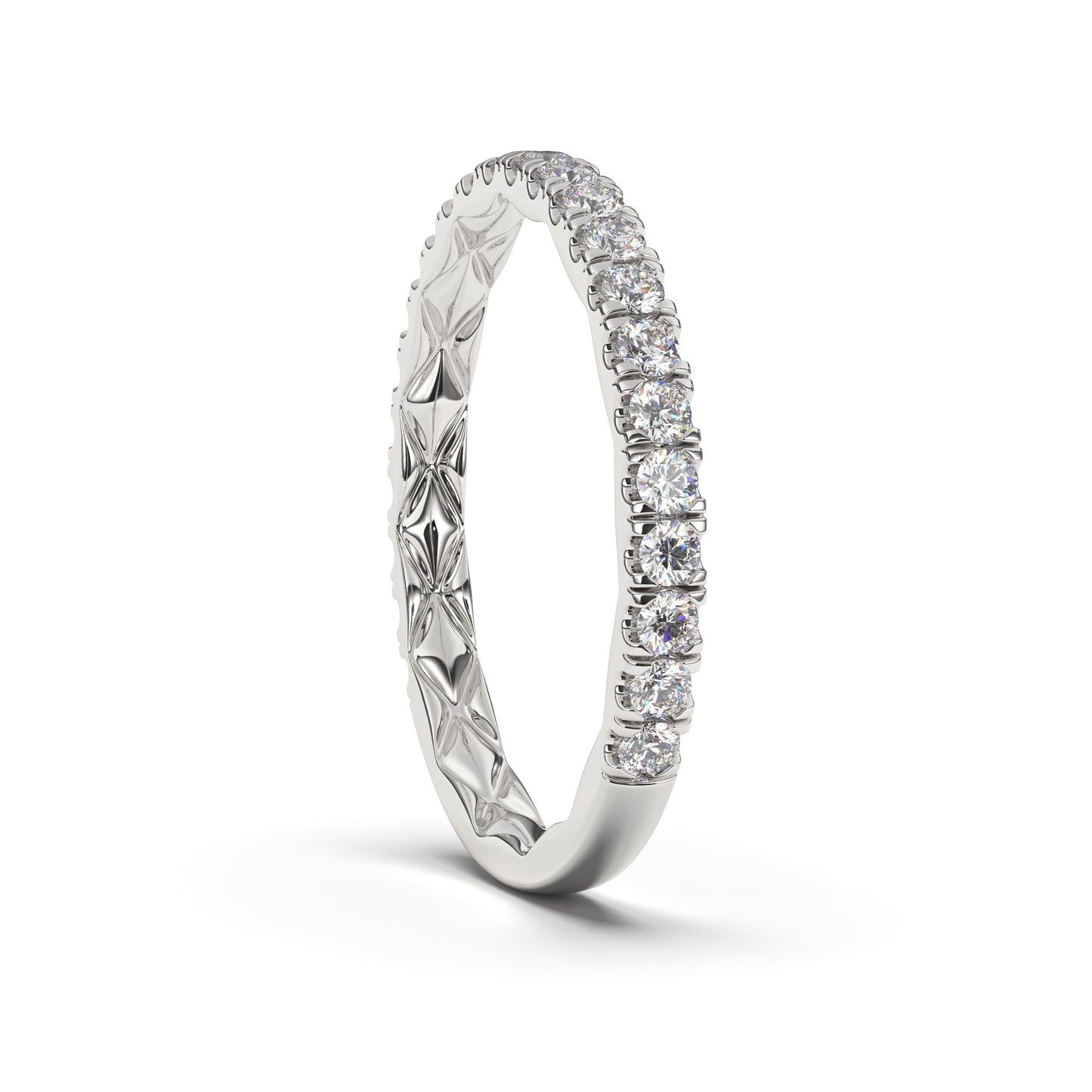 Ellie Sparkle Lab Grown Diamond Straight Band