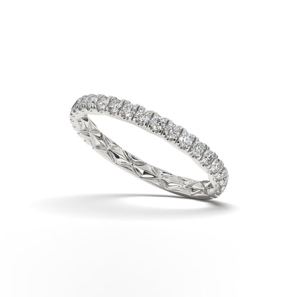 Ellie Sparkle Lab Grown Diamond Straight Band