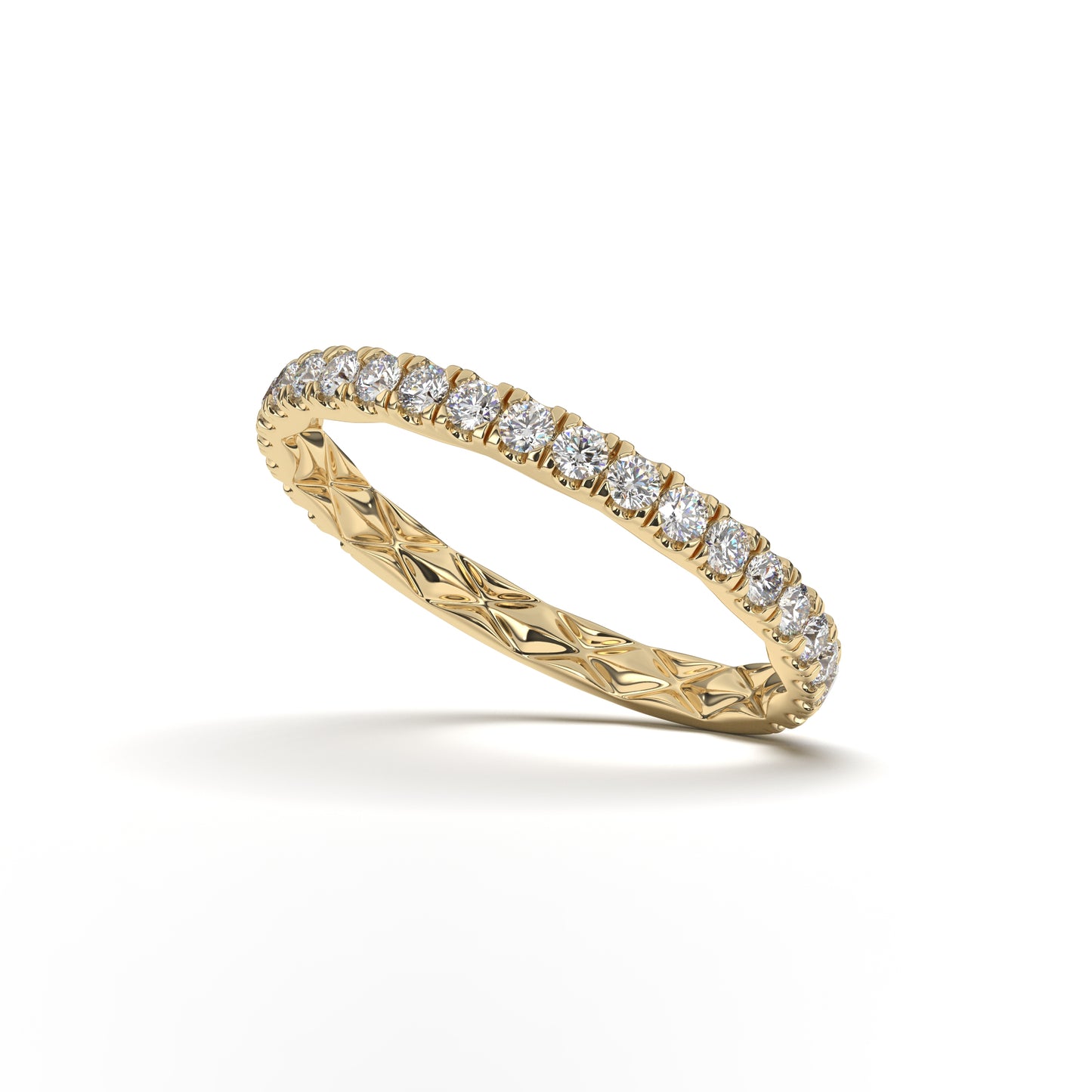 Ellie Sparkle Lab Grown Diamond Straight Band