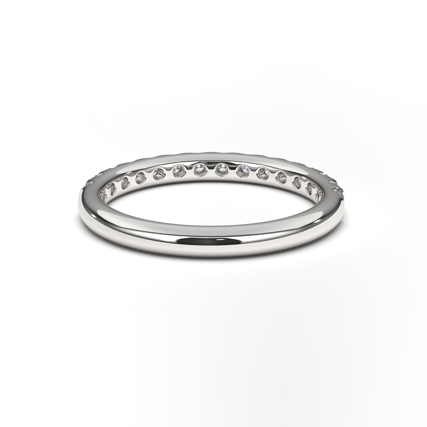 Lucy Single Row Common Prong Diamond Band