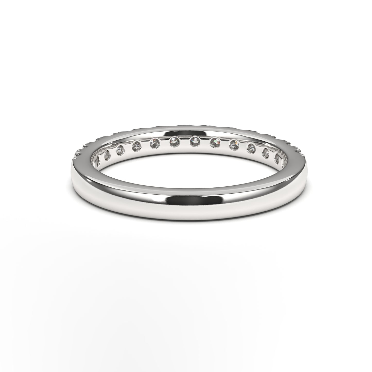 Elena Single Row Split Prong Diamond Band