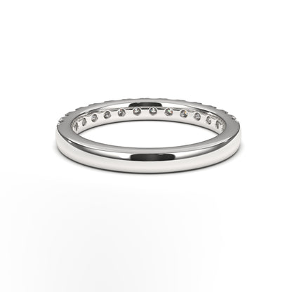 Elena Single Row Split Prong Diamond Band