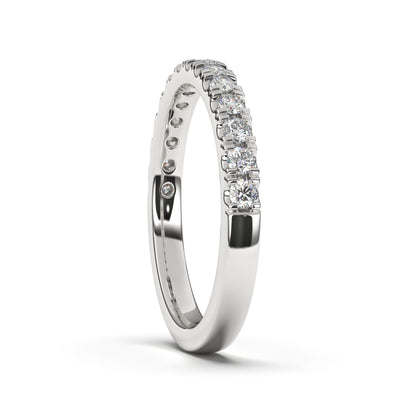 Elena Single Row Split Prong Diamond Band