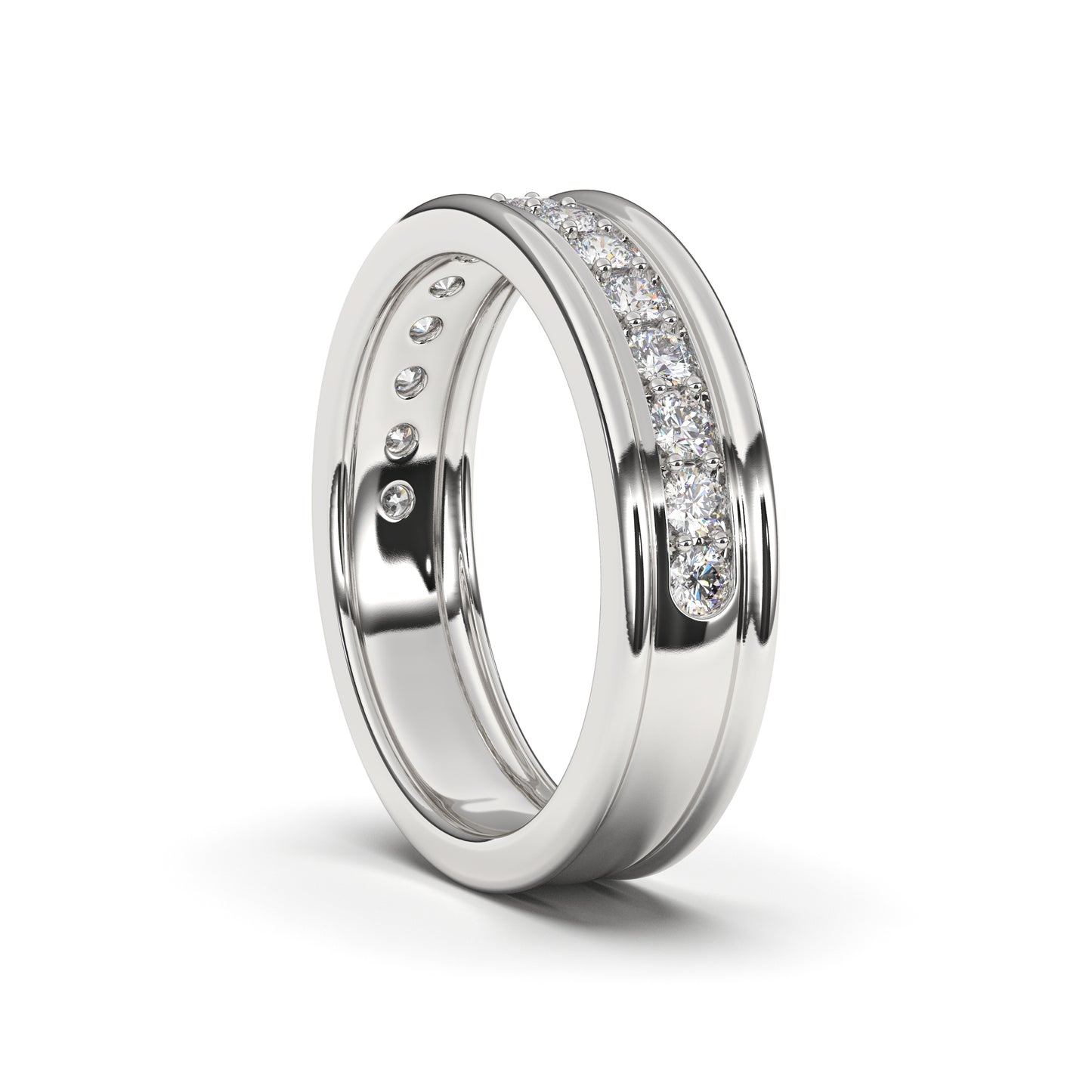 Kinsley Pave Elegant Diamond Band