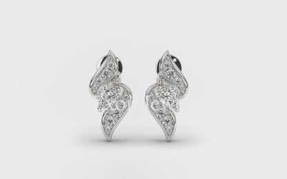 Maeve Alluring Diamonds Studs in 14K White Gold