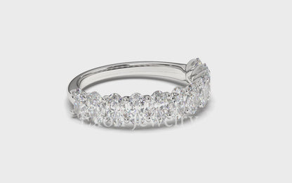 Lily Oval shape Lab Grown Diamond Band