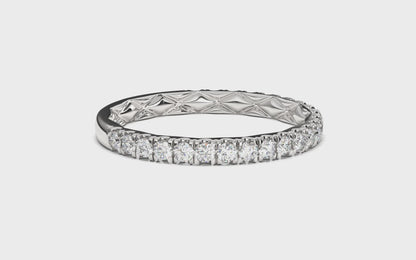 Ellie Sparkle Lab Grown Diamond Straight Band