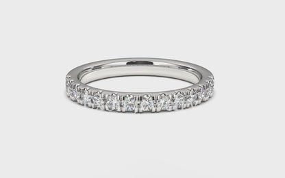 Elena Single Row Split Prong Diamond Band