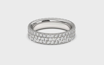 Micro Pave Eternity Ring