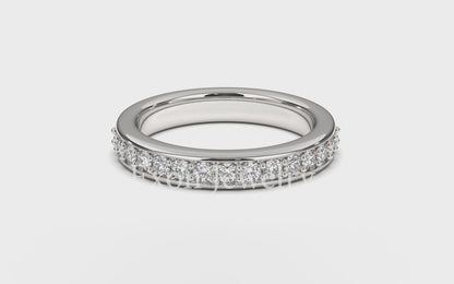 Zoe Single Row Prong Set Diamond Band