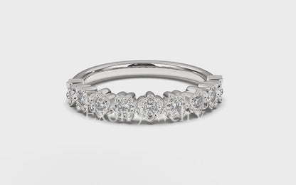 Alice Floral Blossom Beautiful Diamond Band